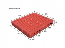 莆田1210中空吹塑托盘(两向）