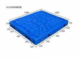 赣州1412中空吹塑托盘（四向）